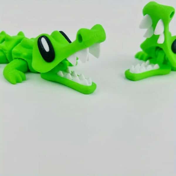 Custom Articulated 3D Printed Crocodile Toy for Children's - Image 4
