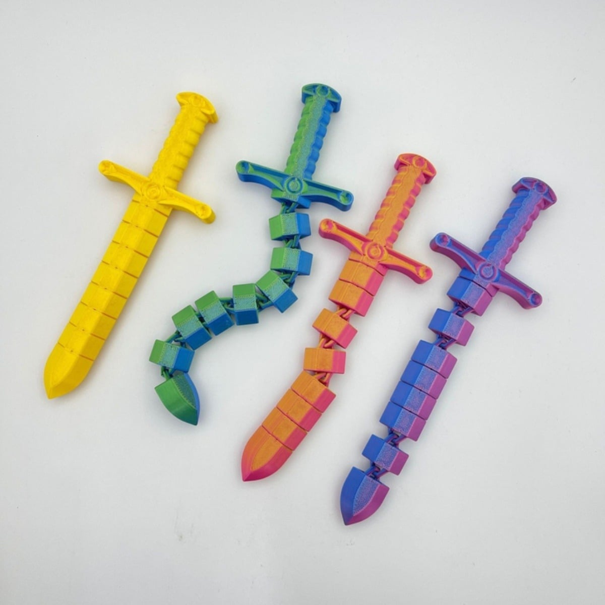 Flexible 3D Printed Sword