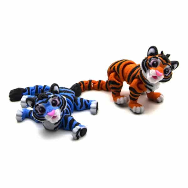 3D Printed Customized Tiger with Articulated Joints - Image 2