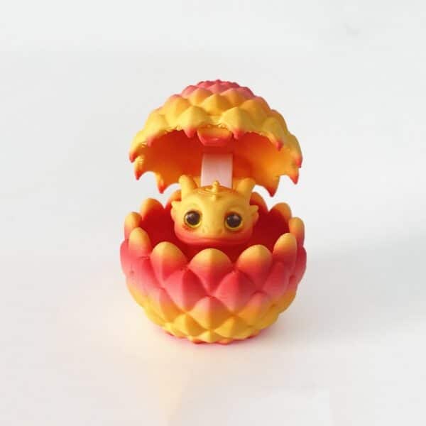 Hot Selling 3D Printed Gradient Dragon Egg Set Ornament Gift - Image 4
