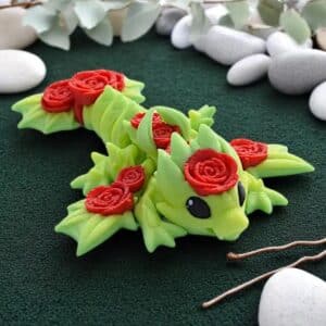 3D Printed Rose Dragon
