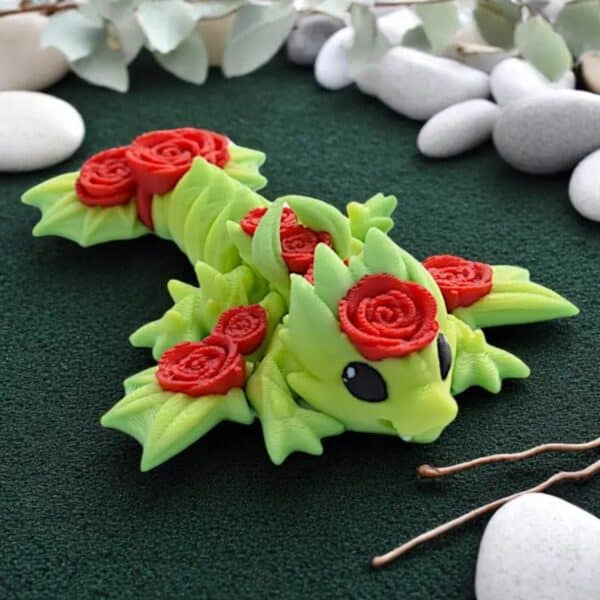 3D Printed Rose Dragon
