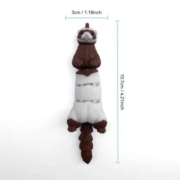 Articulated 3D Printed Customized Canadian Ferret Toy - Image 2