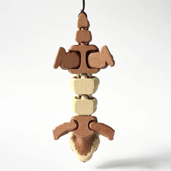 Customizable 3D Printed Articulated Ferret Toy for Children's - Image 3