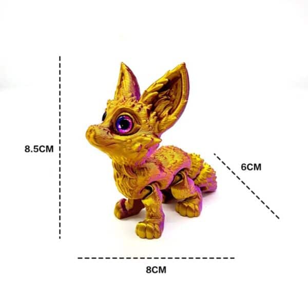 Customizable 3D Printed Articulated Fox Toy for Kids - Image 4