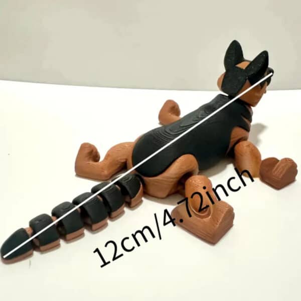 3D Printed German Shepherd Statue Toy for Children's - Image 2