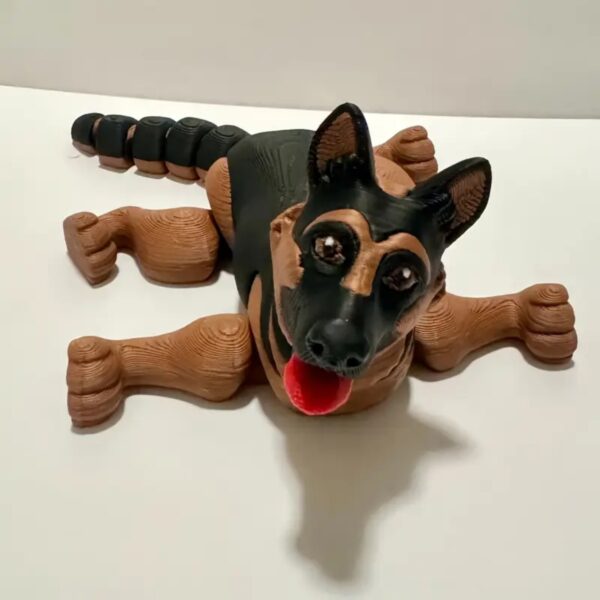 3D Printed German Shepherd Statue Toy for Children's - Image 4