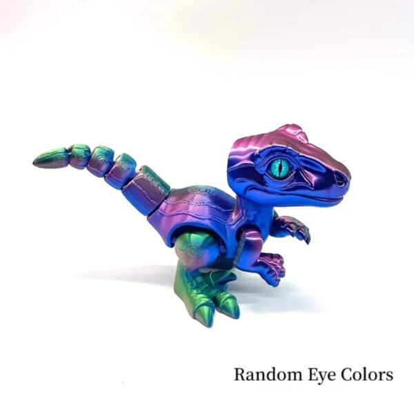 3D Printed Gradient Tyrannosaurus Rex with Realistic Eyes - Image 4
