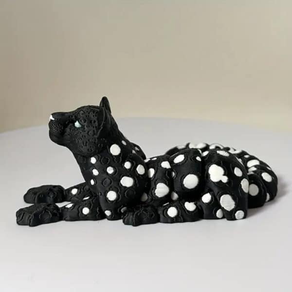 Customized Articulated 3D Printed Leopard Toy for Kids - Image 3