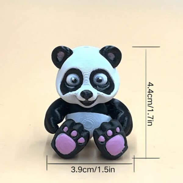 Customized 3D Printed Movable Panda Toy for Children's - Image 2