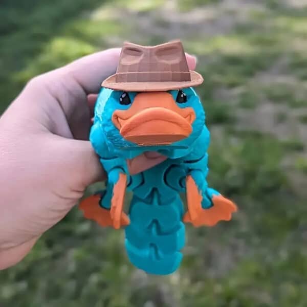 Articulated 3D Printed Customized Platypus Toy for Children's - Image 3