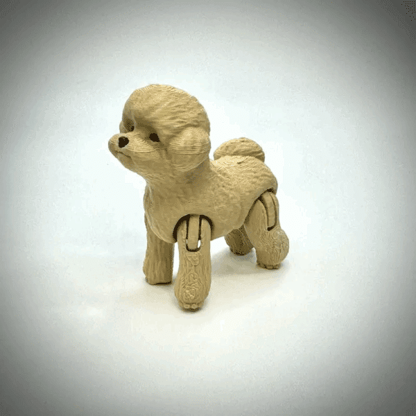 3D Printed Customized Poodle Dog Toy for Children's - Image 2