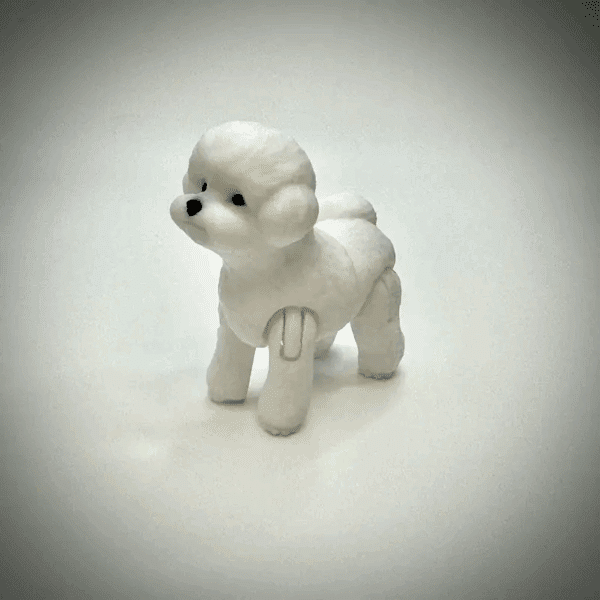Articulated Poodle Dog