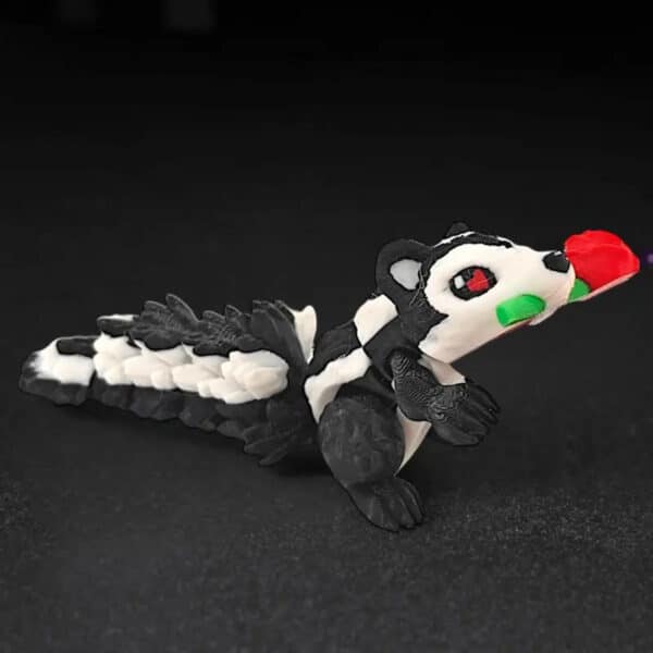 Printed Skunk Statue