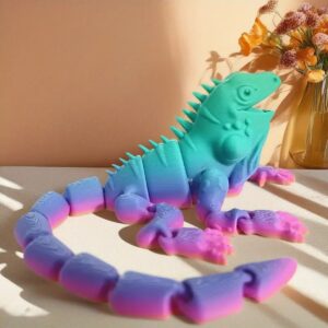 3D Custom Colorful Lizard