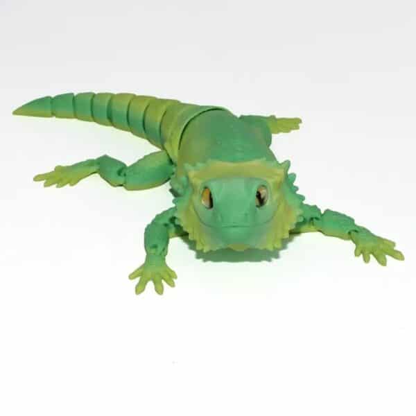 Custom 3D Printed Bearded Lizard Toy with Movable Joints - Image 6