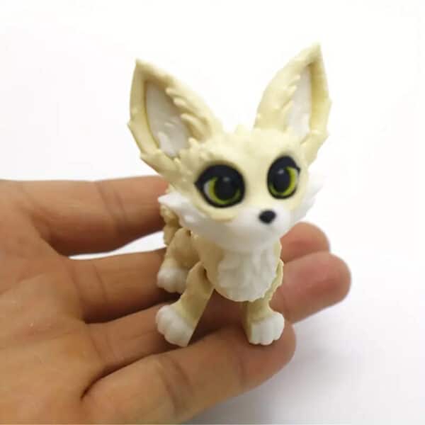 Custom 3D Printed Articulated Fennec Fox Toy for Children's - Image 3