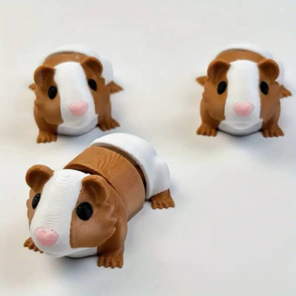 Customized Articulated 3D Printed Guinea Pig Statue - Image 3