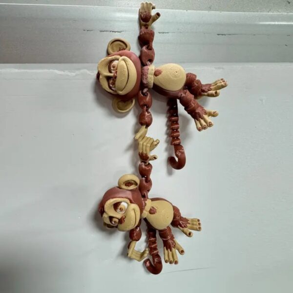 Articulated 3D Printed Customized Monkey Toy for Children's - Image 3