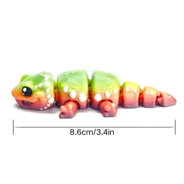 Articulated Customized Rainbow Lizard Toy for Children's - Image 2