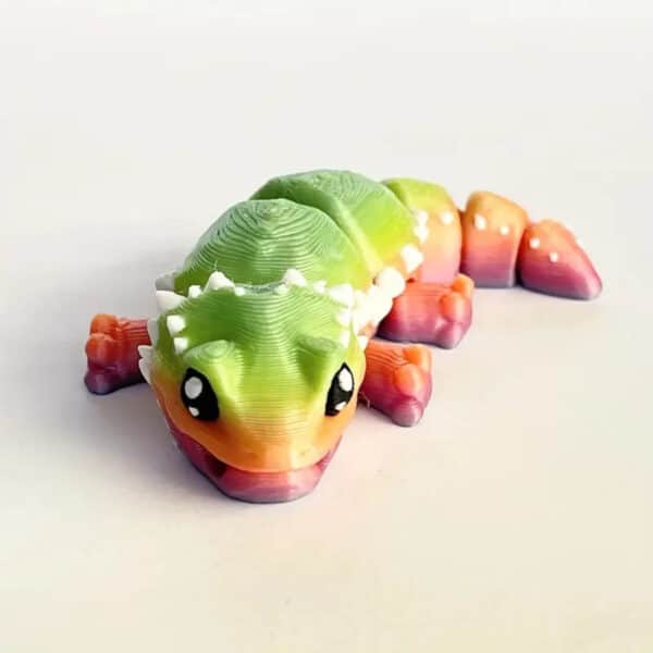 Articulated Customized Rainbow Lizard Toy for Children's - Image 3