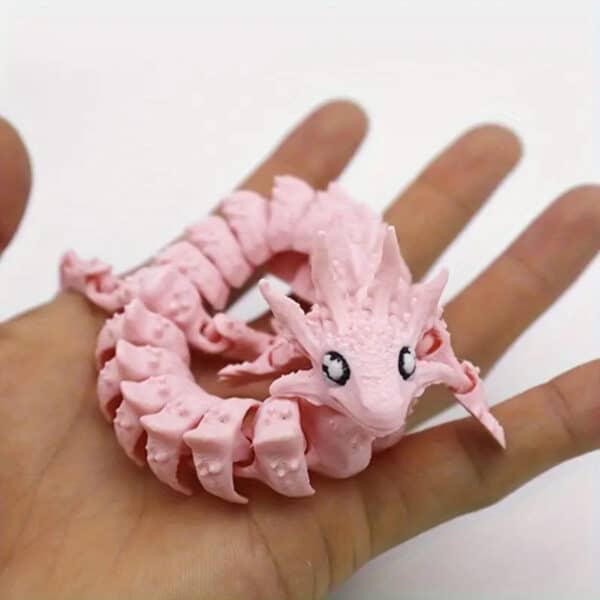 Articulated 3D Printed Salamander Statue Toy for Kids - Image 2
