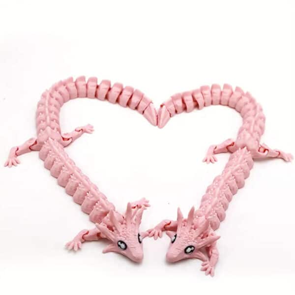 Articulated 3D Printed Salamander Statue Toy for Kids - Image 4