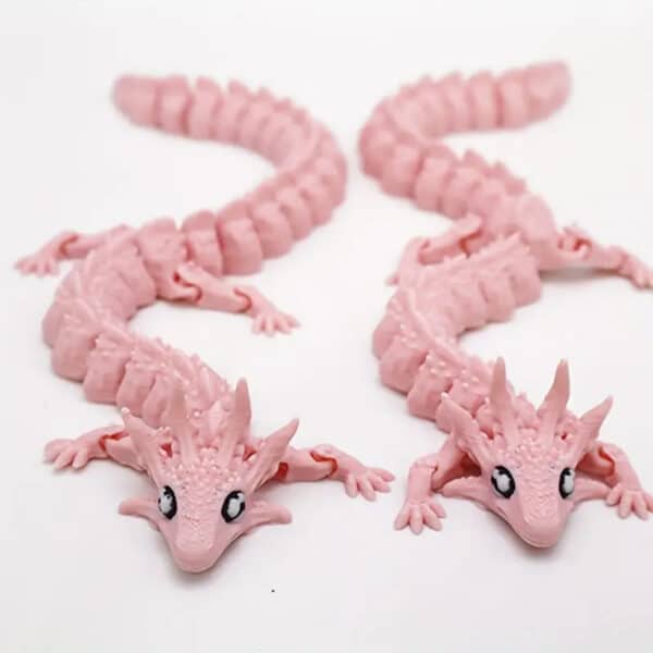 Articulated 3D Printed Salamander Statue Toy for Kids - Image 5
