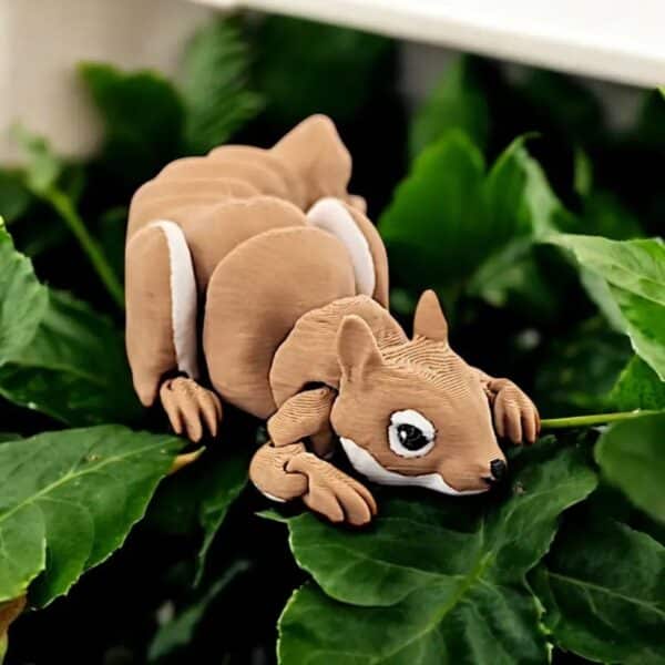 Articulated 3D Printed Custom Squirrel Toy for Children's - Image 2