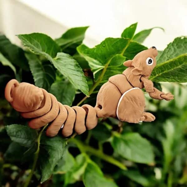 Articulated 3D Printed Custom Squirrel Toy for Children's - Image 3