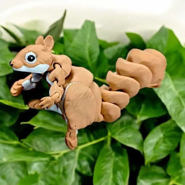Articulated 3D Printed Custom Squirrel Toy for Children's - Image 4
