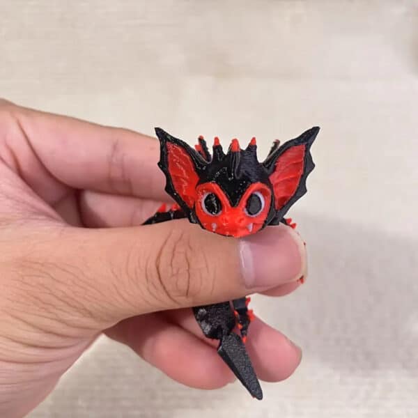 Customized 3D Printed Cute Bat Dragon Toy for Kids - Image 4