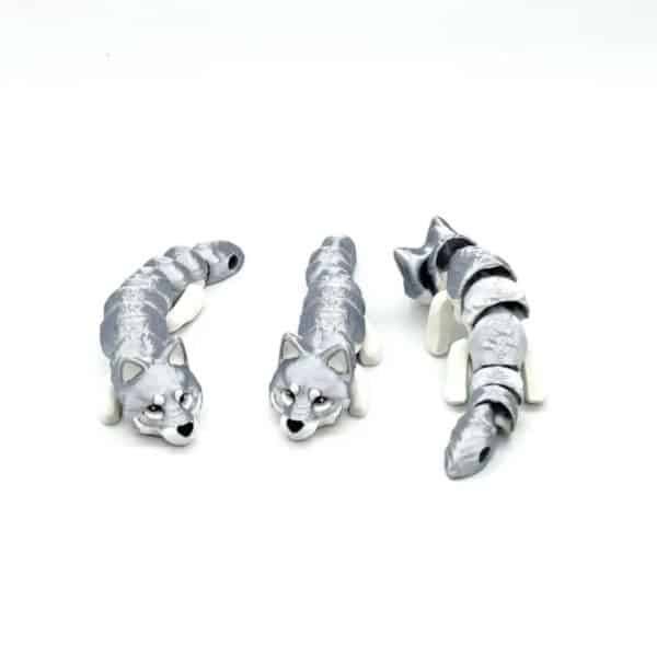 Customized 3D Printed Gray Wolf Animal Toy for Children's - Image 2