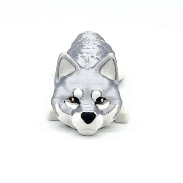 Customized 3D Printed Gray Wolf Animal Toy for Children's - Image 4