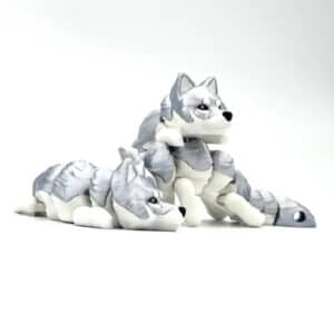 Gray Wolf Animal Toy
