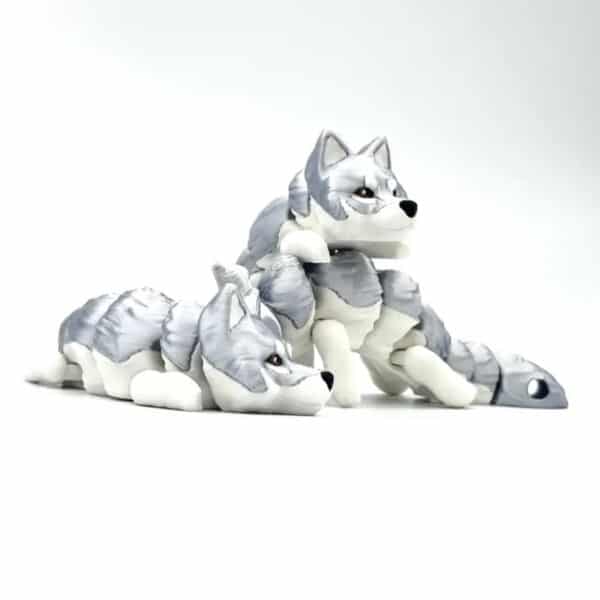 Gray Wolf Animal Toy