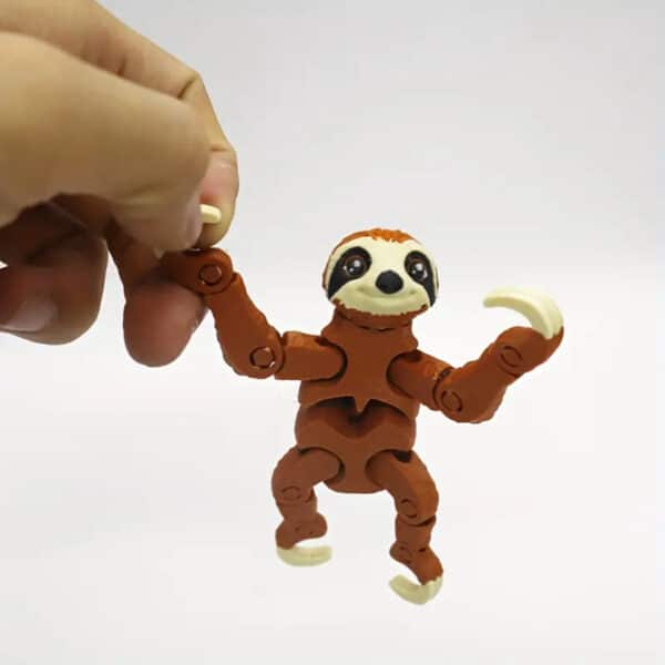 Creative 3D Printed Artistic Movable Sloth Toy for Children - Image 5