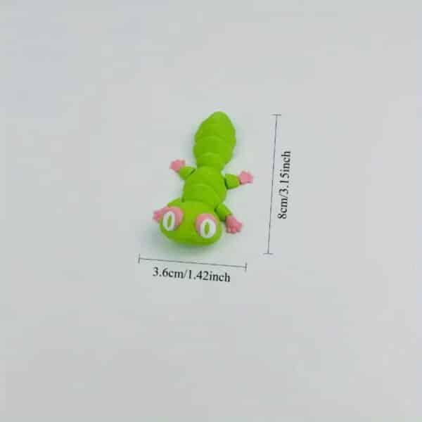 Customizable Articulated 3D Printed Small Lizard Toy - Image 5
