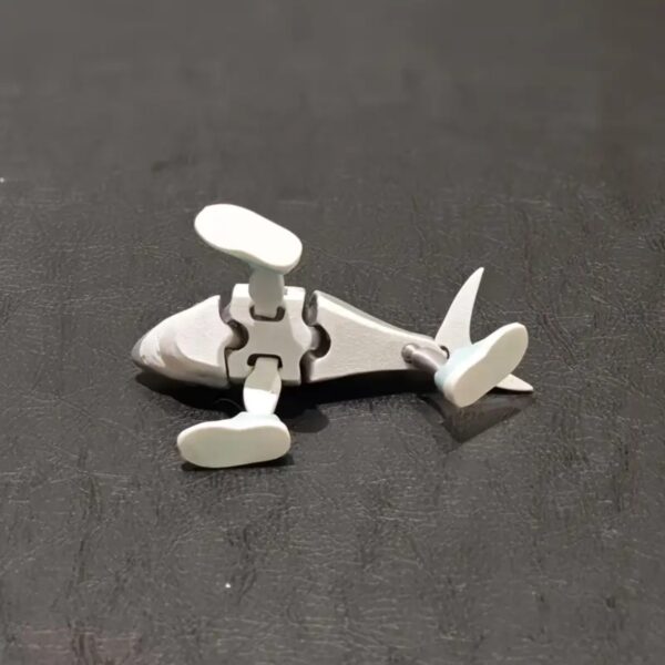 Articulated 3D Printed Customized Shark Toy for Children's - Image 3