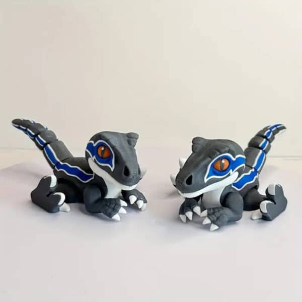 Customized 3D Printed Velociraptor Statue Toy for Children's - Image 2