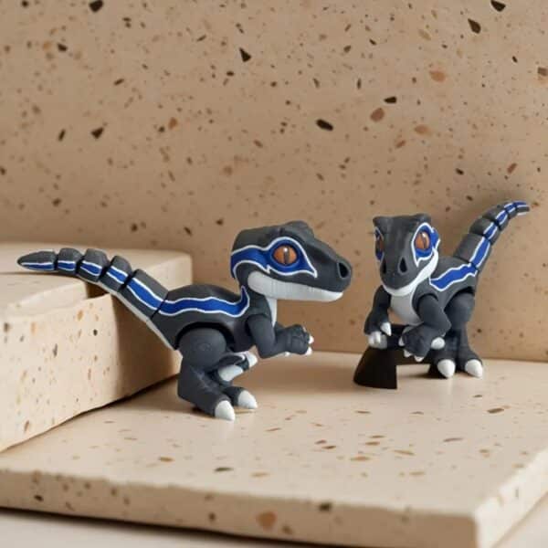 Customized 3D Printed Velociraptor Statue Toy for Children's - Image 3
