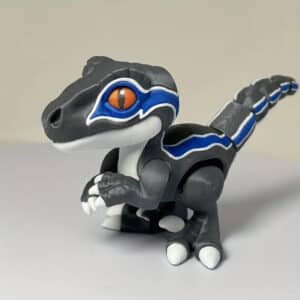 3D Printed Velociraptor Statue
