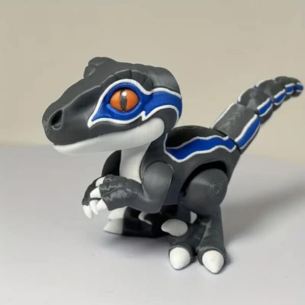 3D Printed Velociraptor Statue