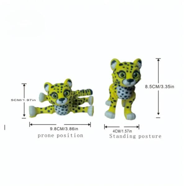 Customized Modern 3D Printed Leopard Toy for Children's - Image 2