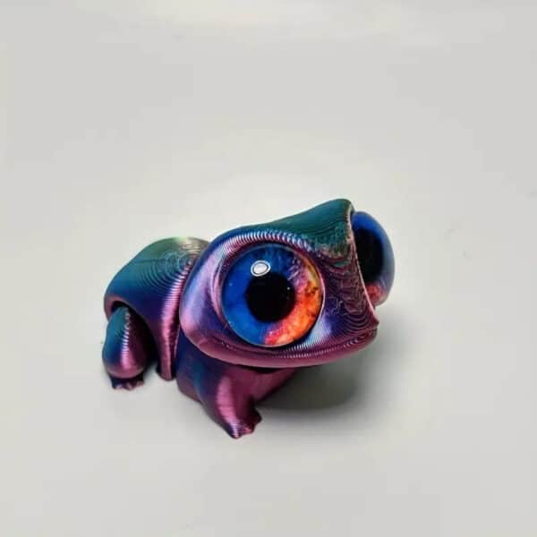 Custom 3D Printed Tiny Frog with Movable Eyes - Image 3