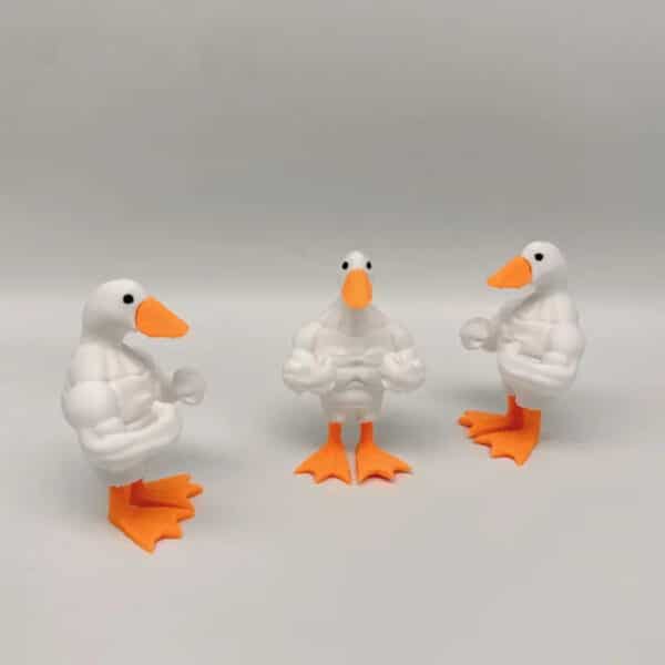 3D Printed Customizable Mini Funny Duck Toy for Kids - Image 2