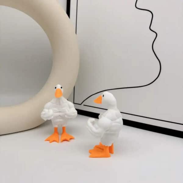 3D Printed Customizable Mini Funny Duck Toy for Kids - Image 4