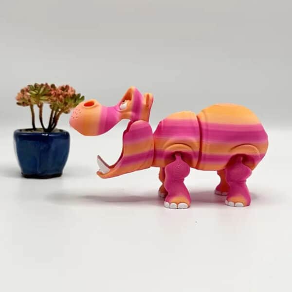 Articulated 3D Customized Hippo Toy for Children's - Image 5