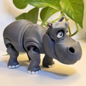 3D Hippo Toy