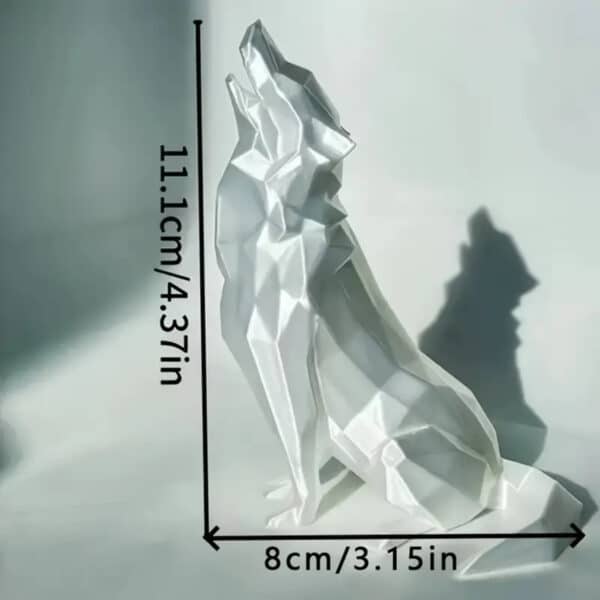 3D Printed Customized Wolf Statue Ornament Toy for Kids - Image 2